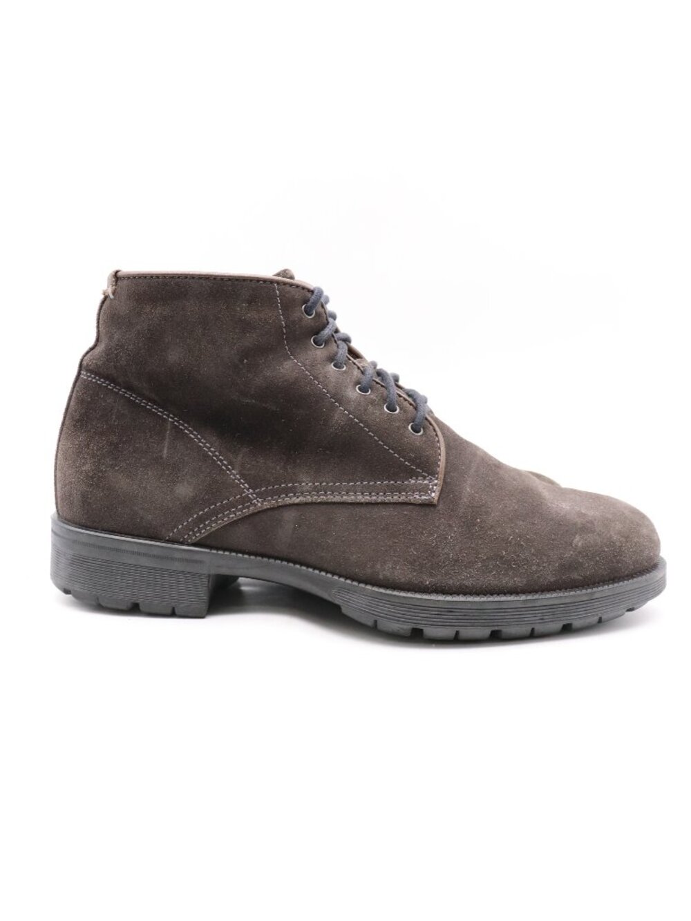 Aquatalia Boots Men's Size 9.5 Brown Suede Ankle Booties Chukka Boot Italy